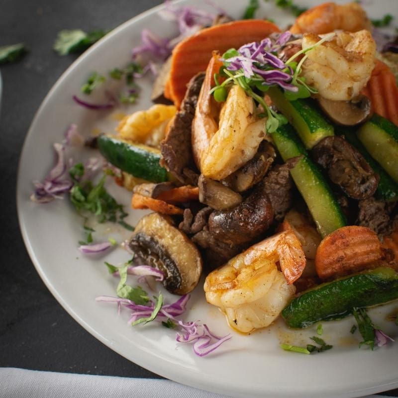 Fajitas Steak & Shrimp.